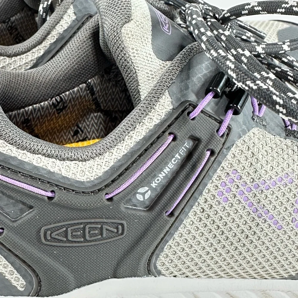 #194 Womens Keen Tennis Shoes Size 7.5 Sneakers NXIS EVO WP Steel Grey